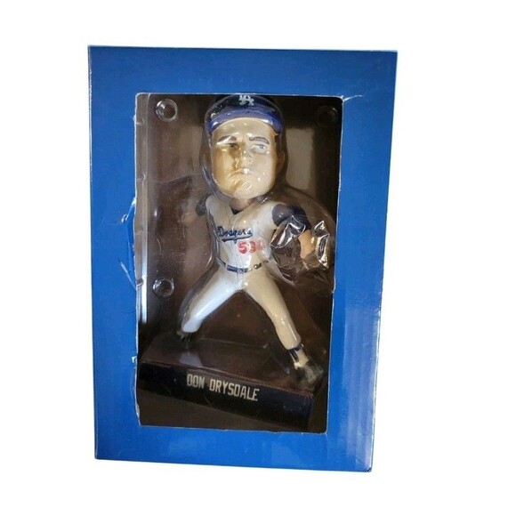 Don Drysdale Los Angeles LA  Dodgers Bobblehead 2019 New Unopened - Picture 3 of 8